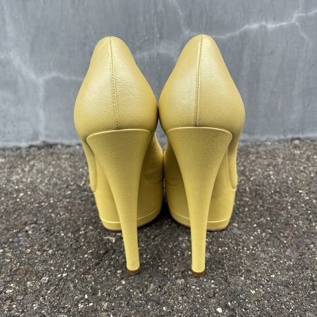 LEATHER PUMPS 25.5cm [S-2559]