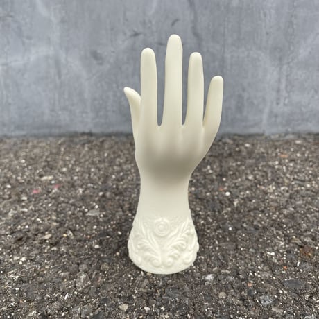 HAND＆FLOWER MOTIF CERAMIC OBJECT [S-4489]