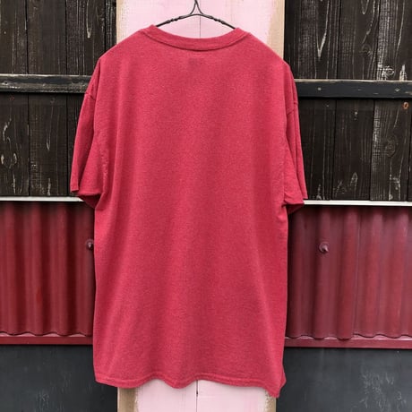RED PLAIN TEE [S-1618]