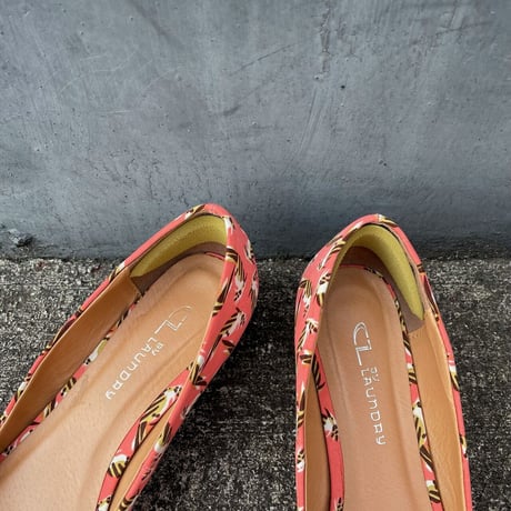 BIRD FABRIC PUMPS 25.5㎝ [S-4330]