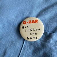 90’S ”Q-ZAR” BADGE [S-4369]