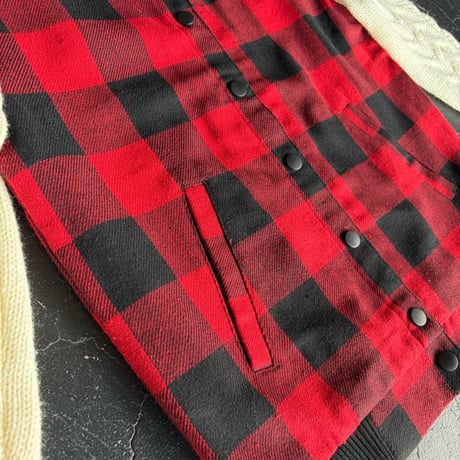 CHECK×KNIT JACKET [S-2286]