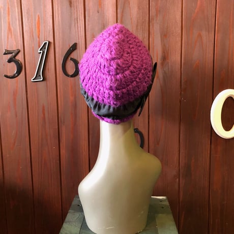 RIBBON DESIGN KNIT CAP [S-3036]