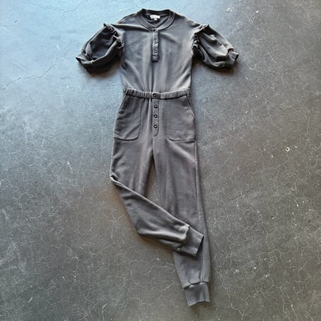 FRILL SWEAT JUMP SUIT [S-4044]