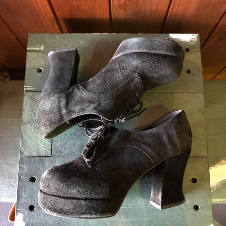 SUEDE BOOTIE 22.5-23cm [S-3220]