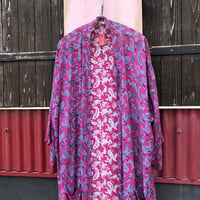 PAISLEY PRINT INDIA RAYON GOWN [S-0865]