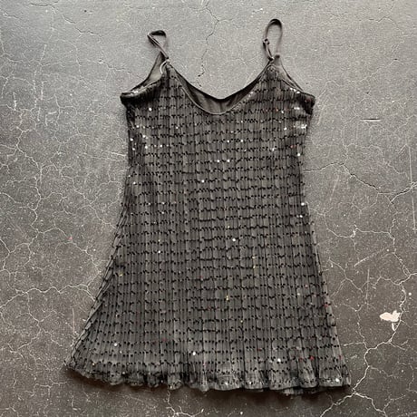 SPANGLE CAMI DRESS [S-1405]