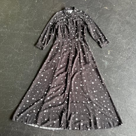 STAR SHIRT LONG DRESS [S-4378]