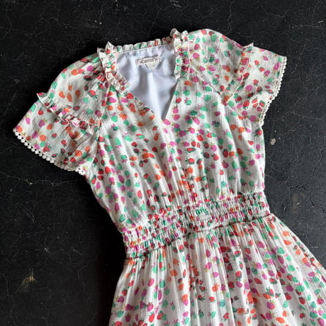 STRAWBERRY LONG DRESS [S-4381]