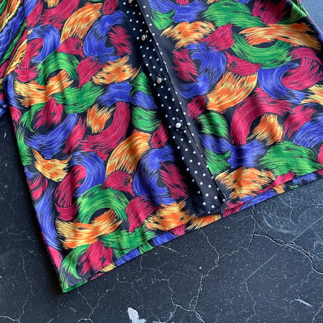80’S DOT×PATTERN SHIRT [S-3669]