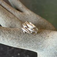 SILVER 925 DOLPHIN MOTIF RING [S-4298]
