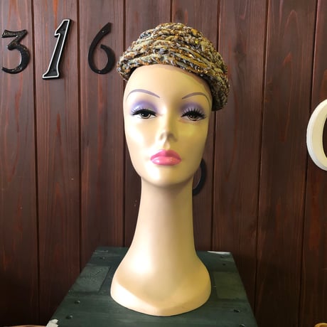 60'S GOLD HEAD DRESS [S-0468]