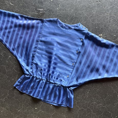 70～80’S BORDER DESIGN BLOUSE [S-2757]