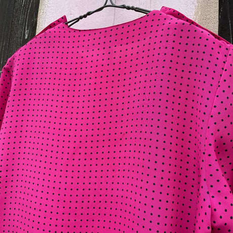 DOT PRINT BLOUSE [S-6500]