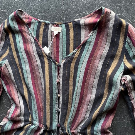 STRIPE×GOLD SHIRT [S-1464]