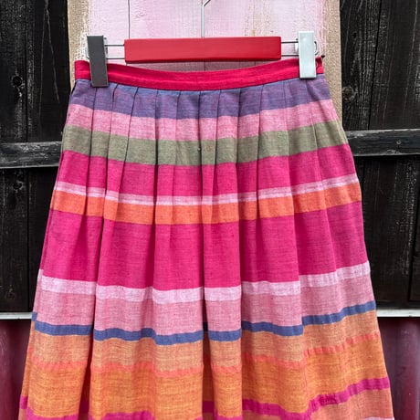 70’S PLEATS SKIRT [S-6736]