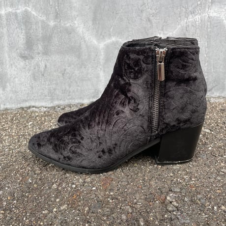 VELOUR BOOTIE 24.0cm [S-2567]