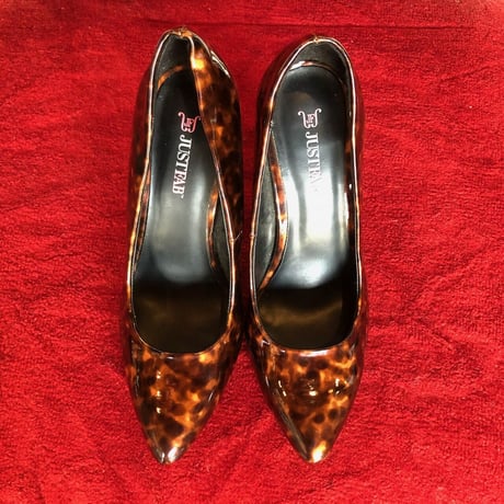 BEKKō DESIGN ENAMEL PUMPS 25.5㎝ [S-3354]