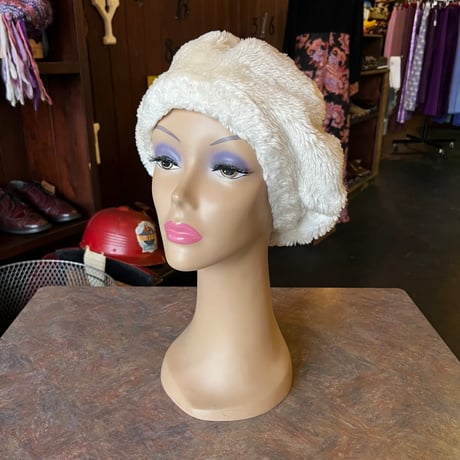 FAKE FUR BERET [S-6178]