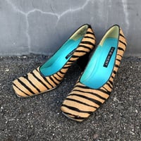 ZEBRA FUR PUMPS 23.0㎝ [S-0054]