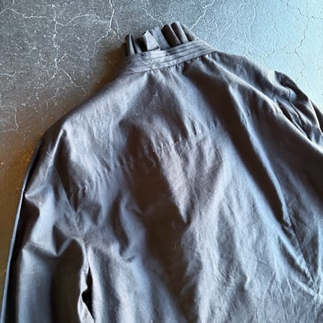 TUCK FRILL COTTON SHIRT [S-3483]