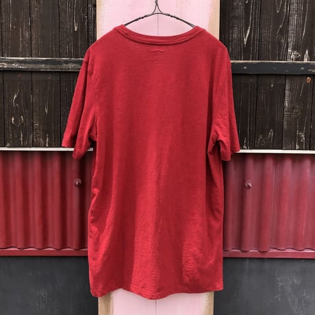 RED PLAIN TEE [S-1619]