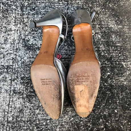 60’S METALLIC DESIGN PUMPS 23.5cm [S-4405]