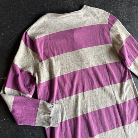 80’S BORDER COTTON DRESS [S-3962]