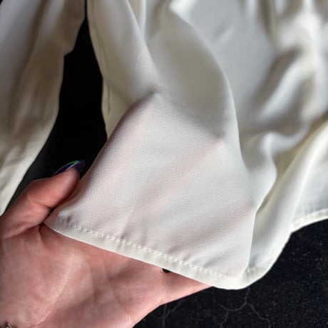 FRILL COLLAR SHEER SHIRT [S-3374]