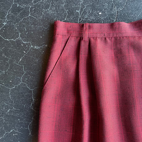 80‘S CHECK SKIRT [S-2633]