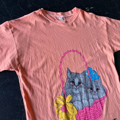 80’S CAT TEE DRESS [S-3981]
