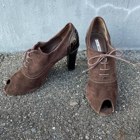 SUEDE DESIGN BOOTIE 23.0cm [S-8165]