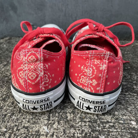 "CONVERSE" PAISLEY SNEAKERS 24.0㎝ [S-4319]