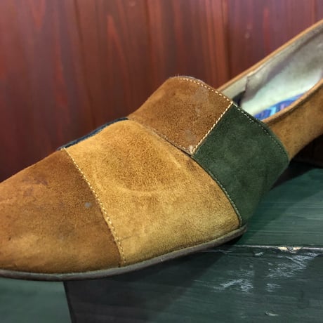 PATCHWORK DESIGN PUMPS 23.0cm [S-3239]