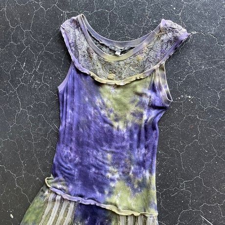 90’S LACE OVER DYE DRESS [S-3920]