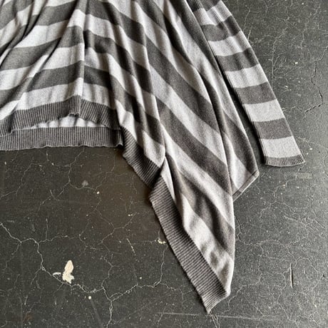 BORDER DESIGN COTTON KNIT [S-3539]