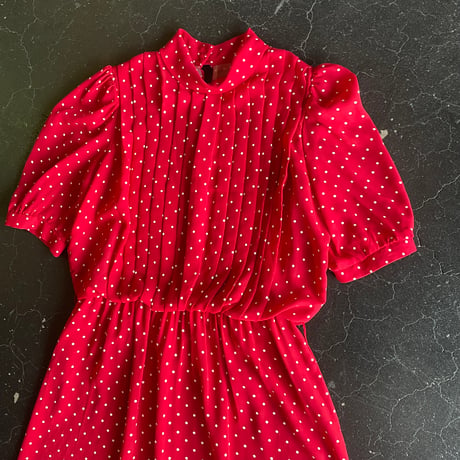 80’S DOT SHEER DRESS [S-3272]