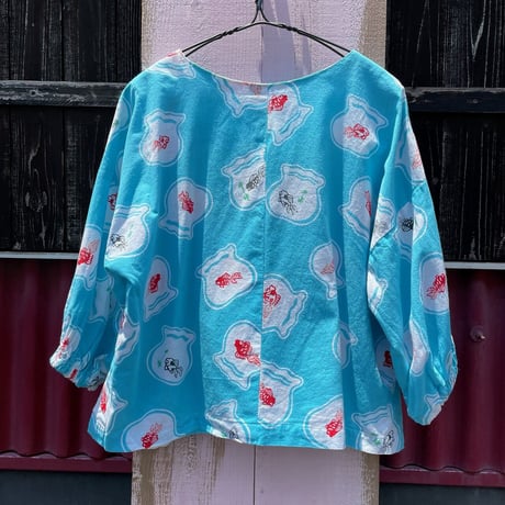 GOLD FISH DESIGN SHIRT [S-2708]