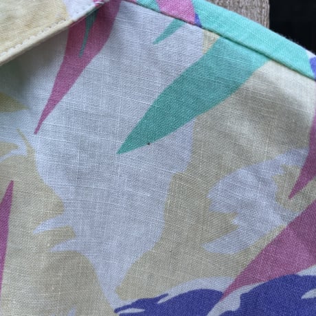 80’S COTTON HAWAIIAN SHIRT [S-2399]
