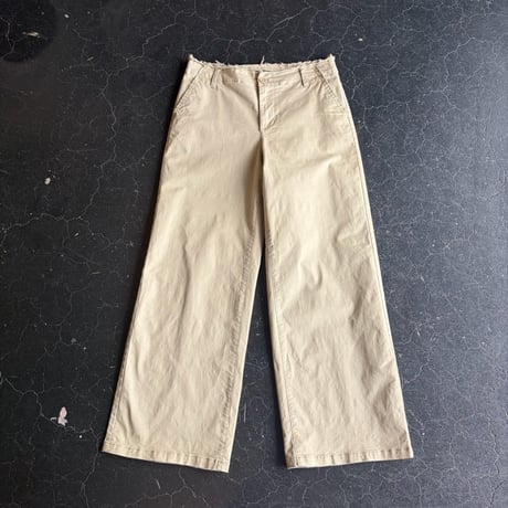 COTTON WIDE PANTS [S-2907]