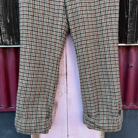 JUICY COUTURE CHECK WOOL  SABRINA PANTS[S-4173]