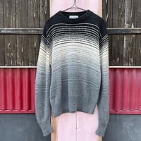 70-80'S GRADATION BORDER KNIT [S-4033]