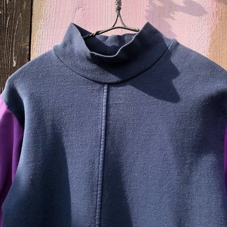 80’S POCKET DESIGN MOCKNECK SWEAT [S-3314]