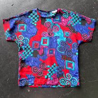 90'S TEXTILE BLOUSE [S-3373]