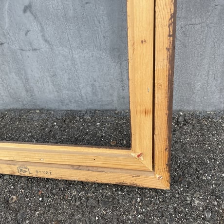 Vintage WOOD PICTURE FRAME [J-0002]
