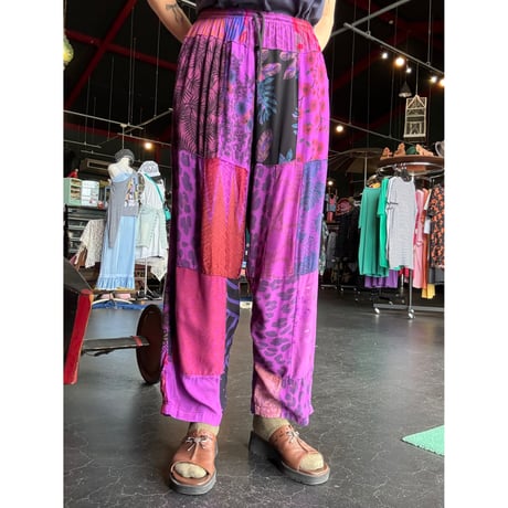 PATCHWORK EASY PANTS [S-4241]