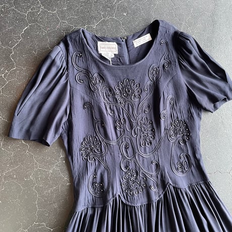 FLOWER MOTIF DRESS [S-3649]