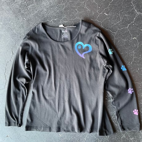 FOOT MARK L/S TEE [S-1776]