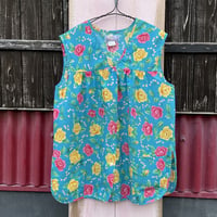 90’S FLOWER SMOCK VEST [S-3518]