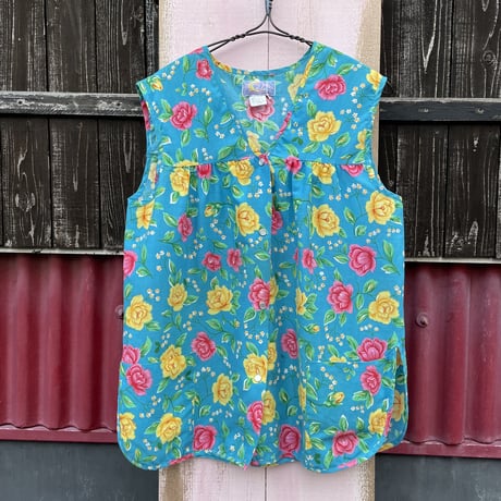 90’S FLOWER SMOCK VEST [S-3518]
